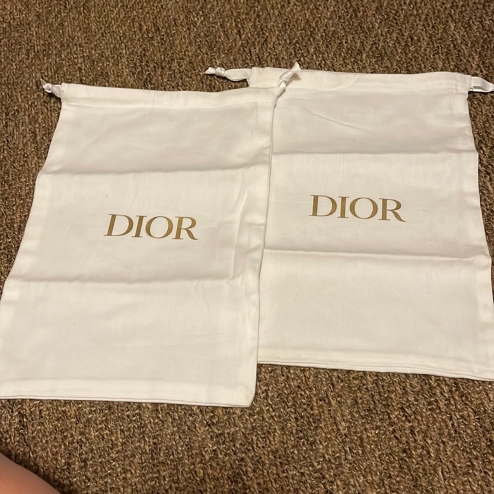 Authentic Dior dust bags
